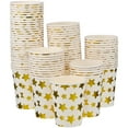 thumbnail image 2 of 100 Pcs Gold Paper Cups for Beverage Drinking, 2 of 8