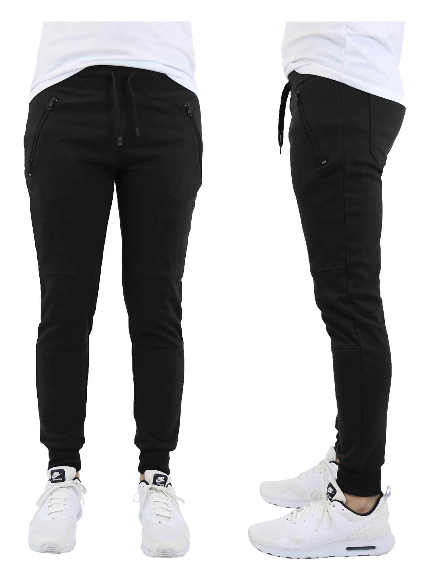 Men's SlimFit Jogger Sweatpants With Zipper Pockets