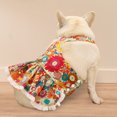 thumbnail image 3 of Sunflower Pattern Pet Skirt - Floral Hemming Sling Pet Vest - Puppy Sleeveless Clothes for Outdoor Activities, 3 of 8