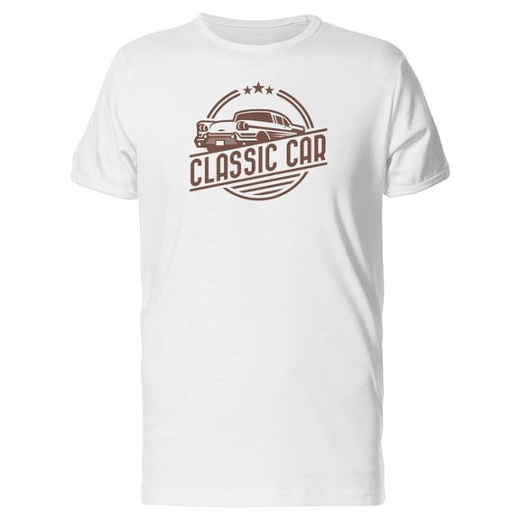 Classic Car Logo Sketch Tee Men's -Image by Shutterstock