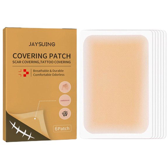 6Pcs/Box Scar Concealer Skin Blemish Cover Concealing Color Tape Sticker Z7H5