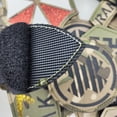 thumbnail image 3 of Insignia bordada de las Fuerzas Especiales Ranger Airborne, Parche de ropa táctica, Bandera de dedo de calavera cruzada de Caballeros Templarios de Chile, 3 of 4