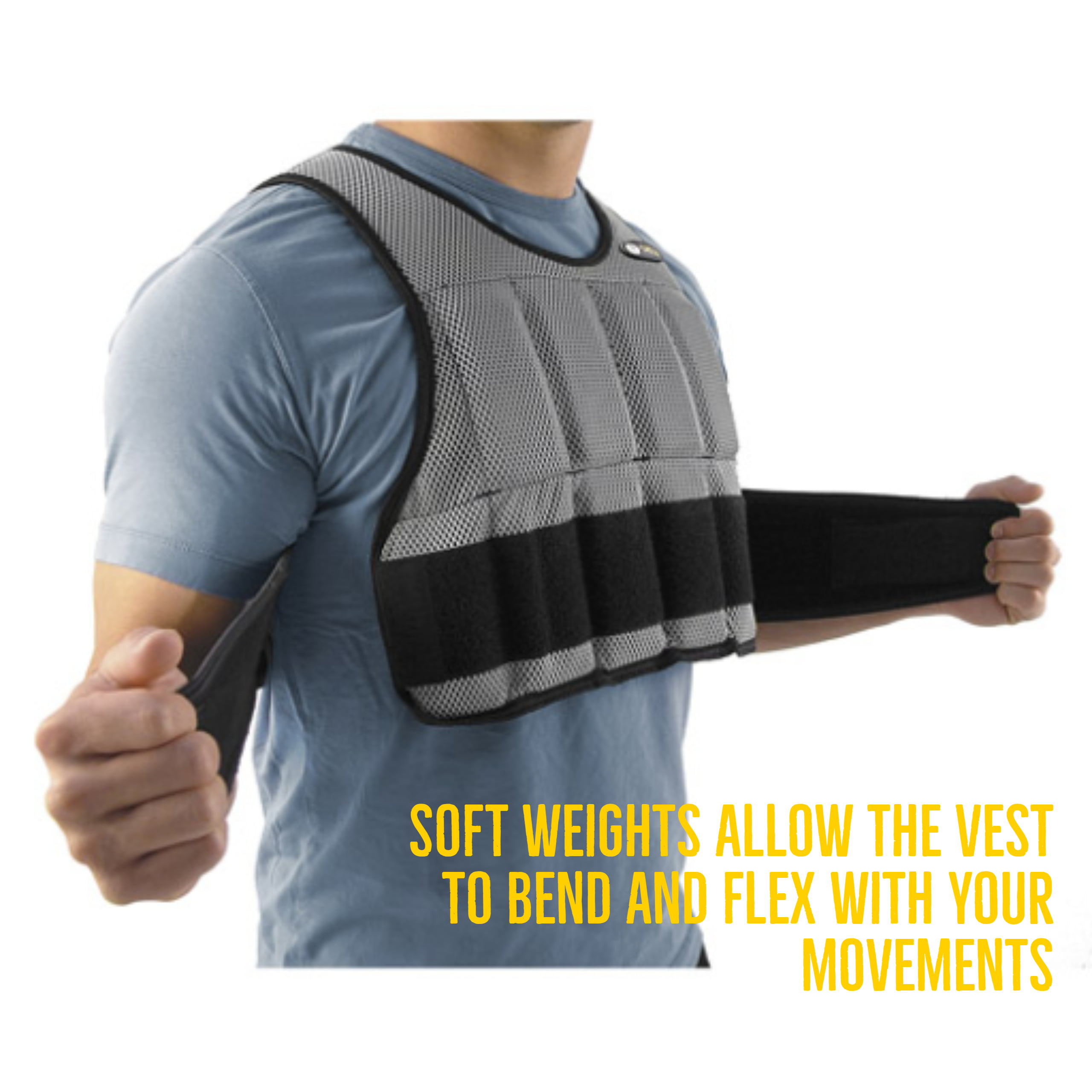SKLZ SAQ-WV10-02 Training Gewichtsweste Weighted Vest Black/Gray 