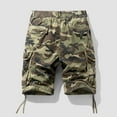 thumbnail image 4 of WTOBBY Men's Vintage Camouflage Military Tactical Work Shorts, Ripstop Cotton Blend Loose Fit Multi-Pocket Cargo Shorts for Outdoor Hunting Hiking Casual Utility Elastic Waist,Khaki 2XL, 4 of 4