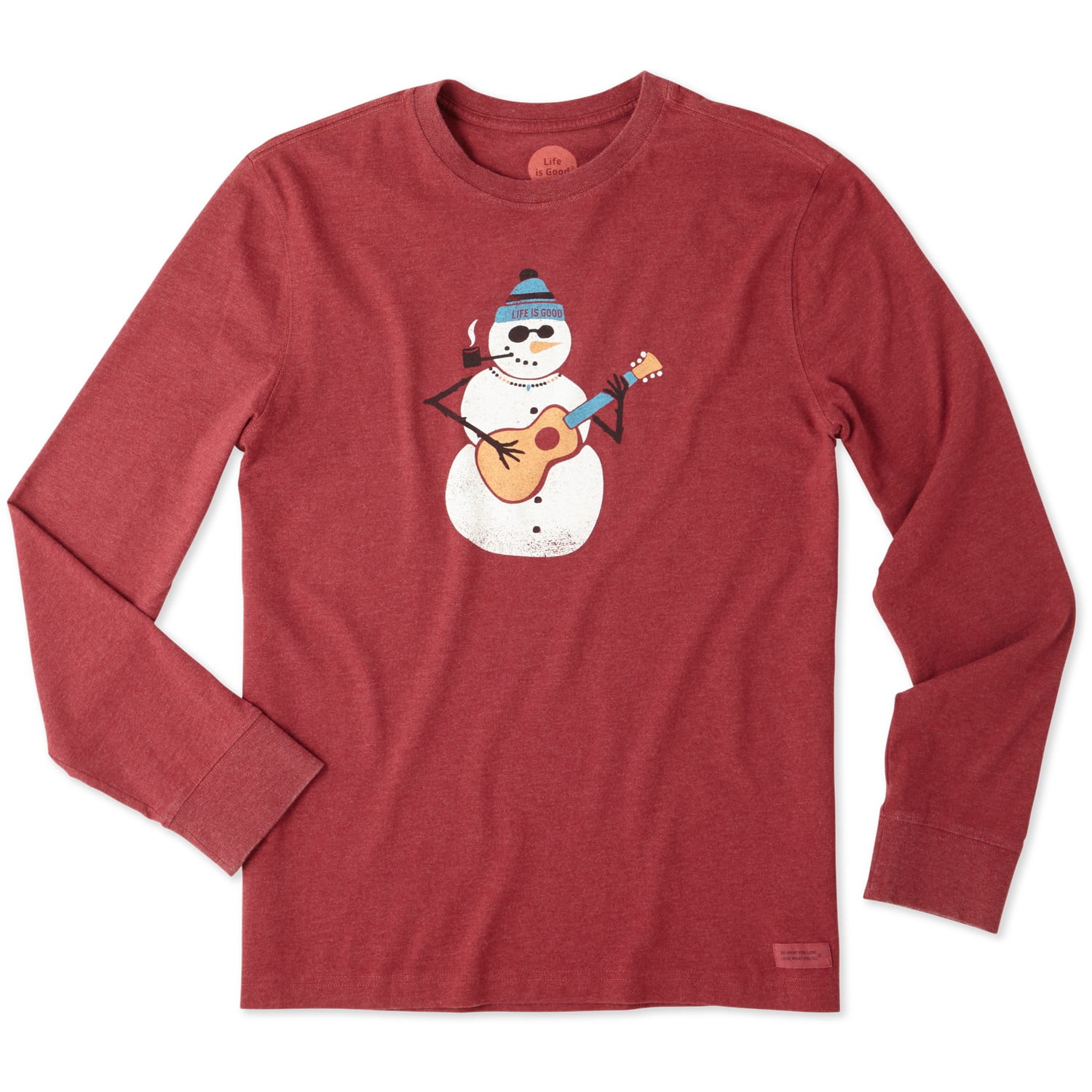 Jammin Snowman Heather Cranberry Red 