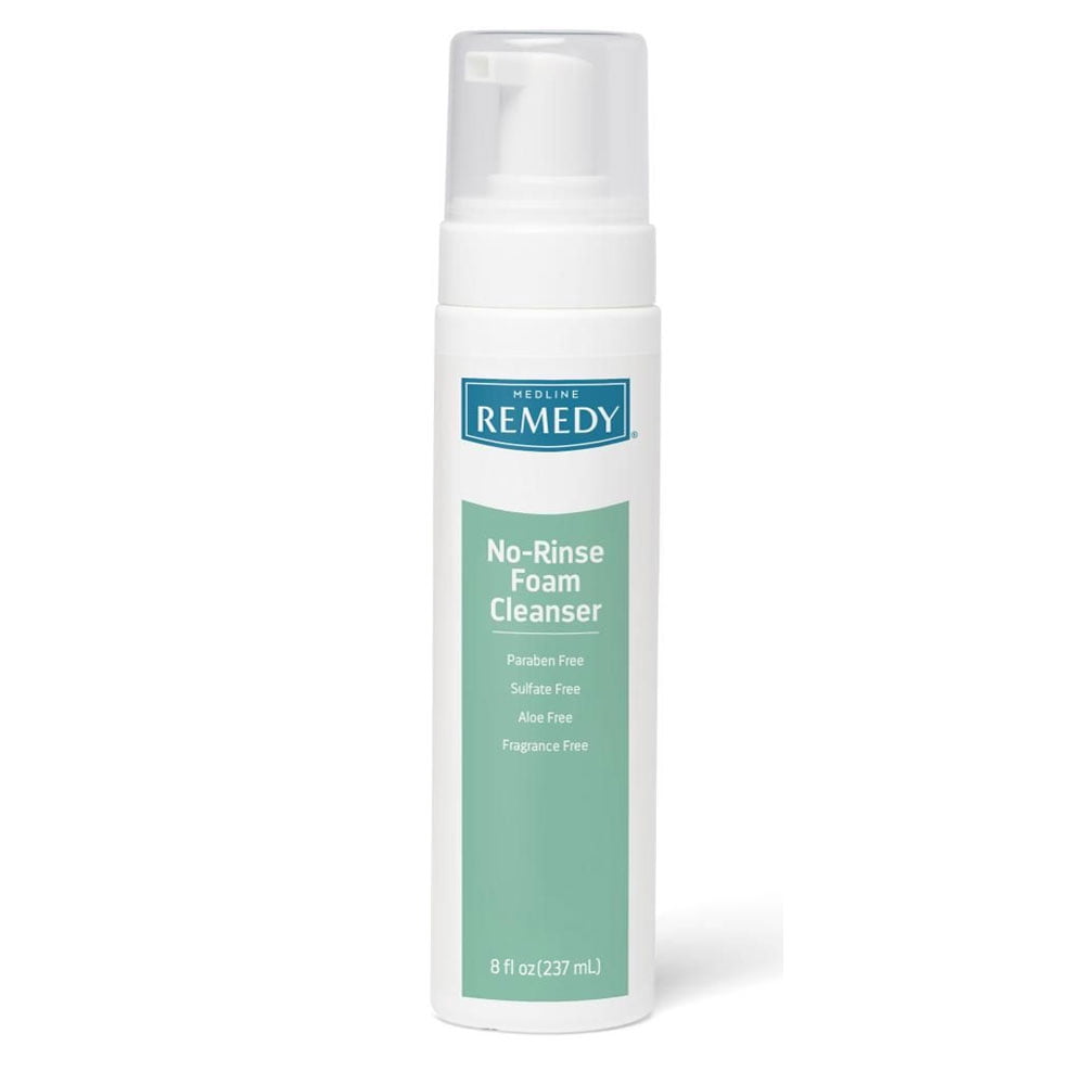 Remedy Pump Bottle NoRinse Foam Cleanser Unscented, 8oz