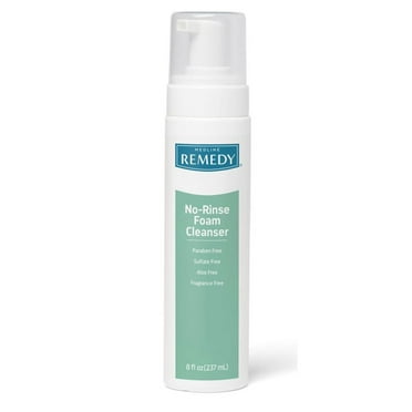 Remedy Pump Bottle No-Rinse Foam Cleanser Unscented, 8oz