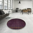 thumbnail image 4 of Ahgly Company Machine Washable Indoor Rectangle Abstract Burgundy Red Area Rugs, 7' x 10', 4 of 7