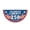 B, variant on Gnwei USA 250th Anniversary Non-Pleated Fan Bunting Flag – 1776-2026, 4th of July Decorations, Patriotic America Bunting – For Porch, Wall, Fence, Outdoor 4th of July Decor