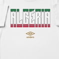 thumbnail image 2 of Umbro Men's Algeria Stacked Soccer T Shirt (White, S-XXXL), 2 of 4