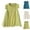 Green, variant on CYRBOKO Girls Tank Dresses, Breathable Cotton Summer Loose Sleeveless Dresses Green Size 8 T