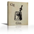 thumbnail image 1 of GIN - Contemporary Fine Art Giclee on Canvas Gallery Wrap - wall décor - Art painting - 12 x 15 Inch - Ready to Hang, 1 of 2
