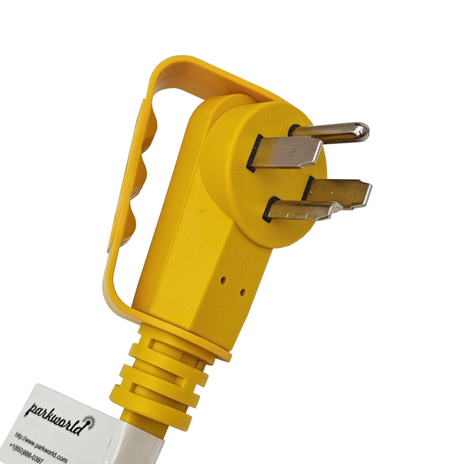 Parkworld 67492 EV Extension Cord, Dryer 4-Prong NEMA 14-30 Flat Extension Cord, EV 14-30P to 14-30R, 30A, 125V/250V, 7500W (6FT)