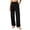 Black, variant on Trousers Pants for Women Business Work Dress Pants Wide Leg Casual Trousers Slacks with Pockets Navy M