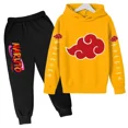 thumbnail image 1 of Ropa de Naruto para niños, sudaderas con capucha de moda para bebés, conjuntos de disfraces de Sasuke de Anime japonés Kakashi, otoño, 1 of 1