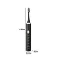 thumbnail image 3 of Xihbxyly Cepillo de Dientes Giratorio, Diseño Silencioso, Resistencia Al Agua Ipx7, 8 Cabezales Incluidos, Recargable Por Usb, Temporizador, Ideal para Viajes, para Adultos, Tamaño 22,6 X 2,6 X 2,6 C, 3 of 7