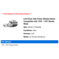 thumbnail image 2 of Left Driver Side Power Window Motor - Compatible with 1990 - 1997 Mazda Miata 1991 1992 1993 1994 1995 1996, 2 of 2