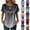 #03 Gray, variant on 2026 Trendy Satin Ombre Gradient Relaxed Short Sleeve Crew Neck Tops Womens Plus Size Casual Dressy Blouses, #03 Dark Purple, XL