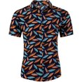 thumbnail image 2 of Mens Summer Tropical Shirts Short Sleeve Button Down Aloha Hawaiian Shirts, 2 of 7