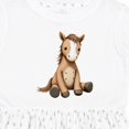 thumbnail image 4 of Inktastic Knitted Horse Girls Toddler Dress, 4 of 5