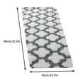 Lhrmh Ultra Soft Modern Area Rugs, Plush Carpet for Home Decor, Non