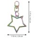 thumbnail image 3 of 30 piezas de llavero con broche de resorte en forma de estrella, gancho a presión, accesorios para llavero, 3 of 7