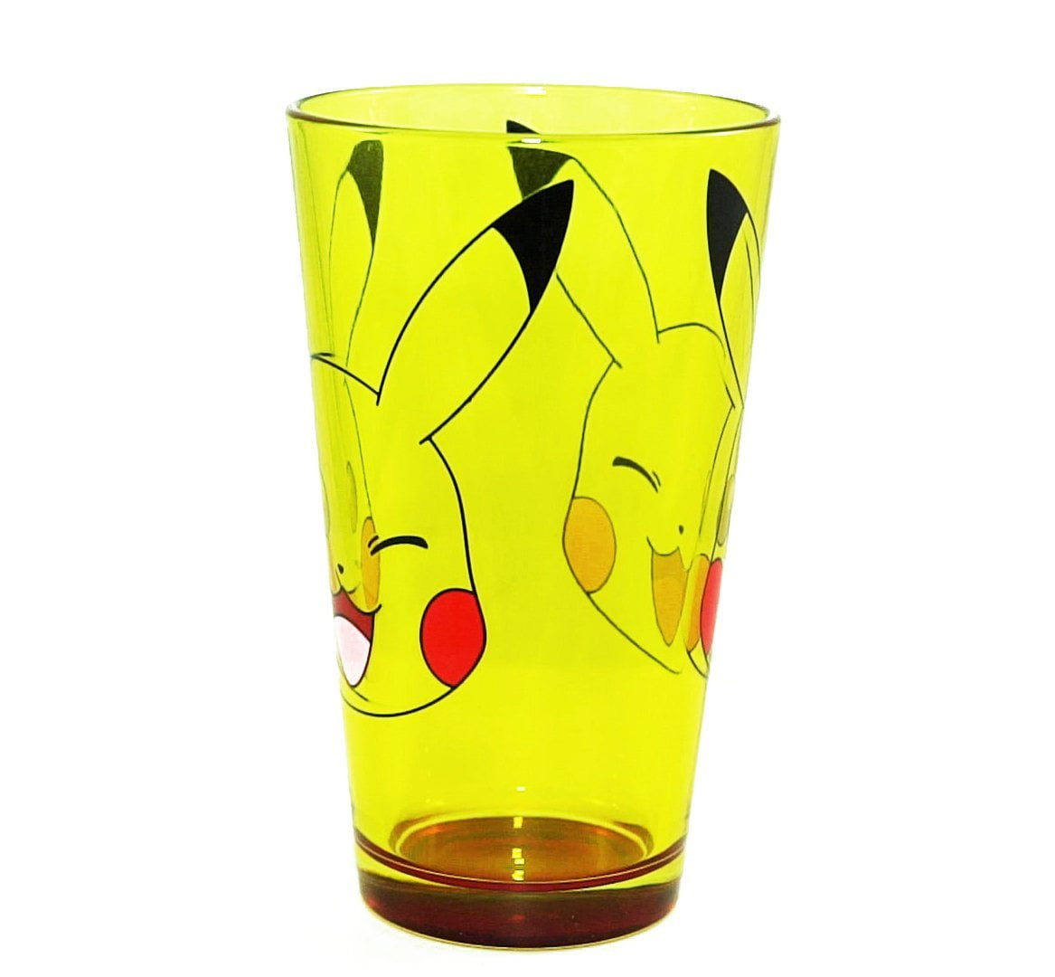 Pikachu Pokémon Winter Wonders 16 oz. Glass Tumblers (4-Pack)