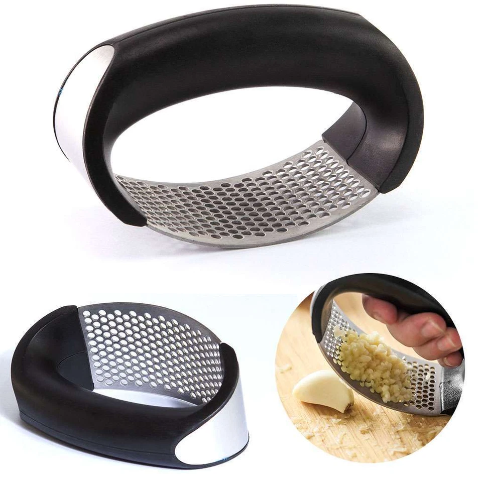 BUTTERFLY- 3Pcs Garlic Press Crusher Squeezer Tool Stainless Steel Masher Kitchen Tools