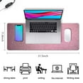 thumbnail image 2 of Pink Desk Accessories to Inspire: Mouse Pad with Encouraging Quote - Large 31.5x11.8 inch Desk Mat, Keyboard Pad, Laptop Mat and Protector, Essential Computer Accessories, 2 of 7