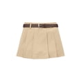 thumbnail image 3 of Weekend Academy Girls Pleated Mini Skirt with Removable Belt and Built-In Shorts, Sizes 4-18, 3 of 7