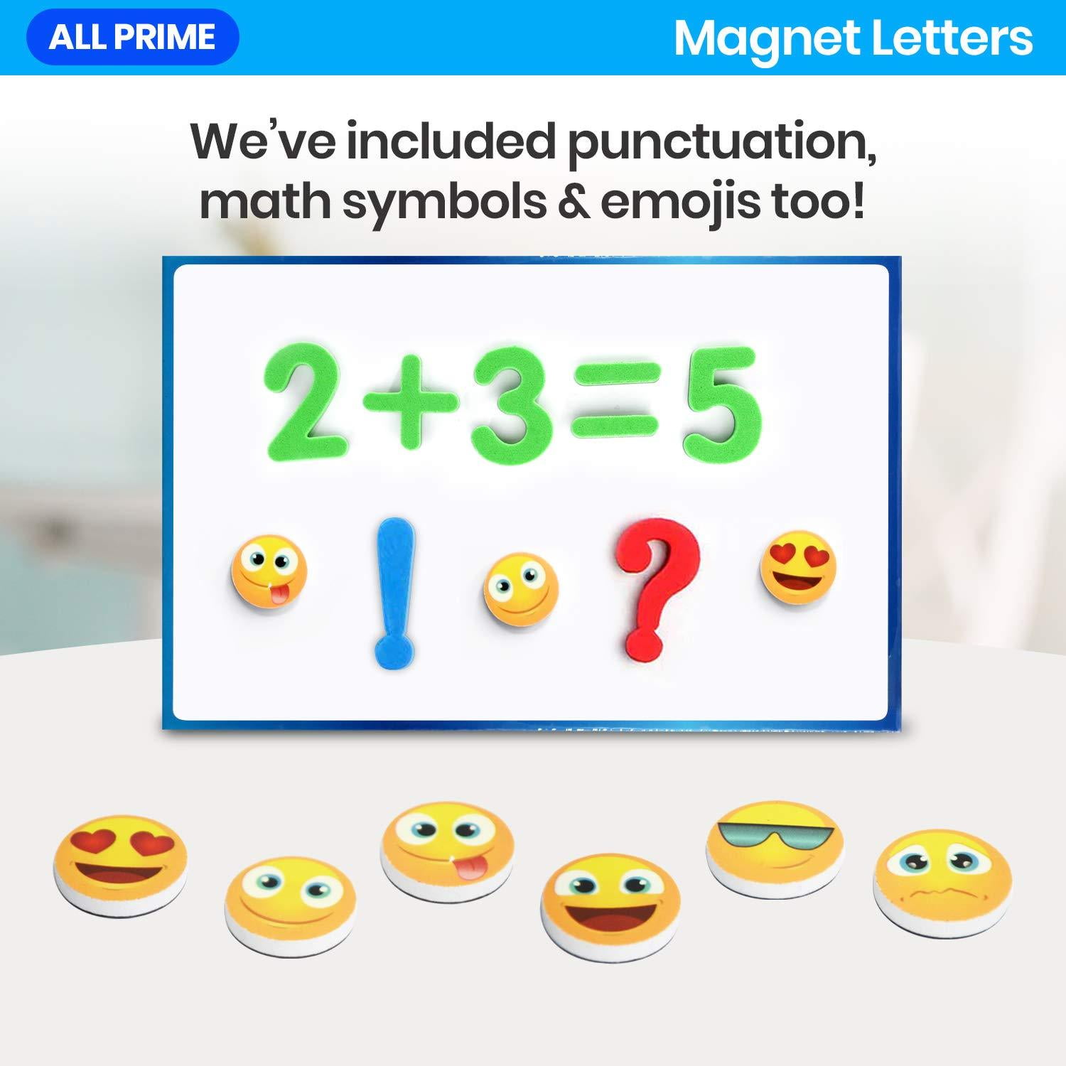 All Prime 247pc Magnetic Letters And Numbers For Toddlers Includes Magnet Board Emoji Magnets Abc Education Sheet Math Magnets Amp More Upper And Lowercase Abc Magnets For Kids And Walmart Com All Prime 247pc Magnetic Letters And Numbers For Toddlers Includes Magnet Board Emoji Magnets Abc Education Sheet Math Magnets Amp More Upper And Lowercase Abc Magnets For Kids And Walmart Com