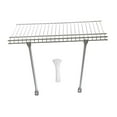 thumbnail image 2 of Tnarru Wire Shelf Wire Shelving Easy Installation Rack White Wall Mounted Storage Shelves for Home RV Bookshelf Warehouse Store With Brackets, 2 of 8