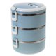 thumbnail image 1 of Stackable Lunch Box Stainless Steel Bento Box 3 Tier Lunch Holder Portable Lunch Box, 1 of 4