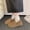 #384-Brown, variant on Women's Winter Casual Fleece-Lined Snow Boots - Slip-On Round Toe Comfortable Flat Shoes with Solid Color, Versatile Bean Style for Fashion Outfits