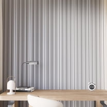 Peel and Stick Wallpaper, 20.8" x 393" 3D Non-Woven Self Adhesive Wallpapers Removable Modern Minimalist Style Home Decoration for Livingroom Or Bedroom (Silver Gray)