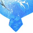 thumbnail image 3 of BSDHOME Snowboarder With Snowflakes Cotton Linen Tablecloth 60x84 inches Tablecover Desk Table Cloth For Dining Room, Tea Table, Picnics, Parties, 3 of 5