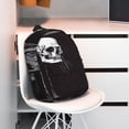 thumbnail image 3 of Lukts Gothic Skull Drape Pattern 15 Inch Student Backpack, Waterproof Laptop Backpack with Adjustable Shoulder Straps, Lightweight Travel, Campus Backpack, Unisex, 3 of 6