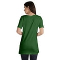 thumbnail image 3 of Inkmeso Plain Basic Tshirt Long Length Tee Short Sleeve Workout Top For Women, 3 of 9