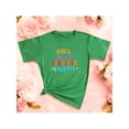 thumbnail image 1 of Playera Blusa Mujer con Frase Positiva Eres Bella Fabulosa y Fuerte Moda Casual Inspiradora Color Verde Talla Chica Marca Emil SaEs, 1 of 4