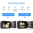 thumbnail image 4 of Reliancer Biometric Safe Box, Auto-Open Fingerprint with Removable Shelf, Sensor Light, Suitable for storing jewelry, money, firearms, 1.2 Cu.ft, 4 of 9