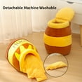 thumbnail image 5 of Cat Bed House Pet Supplies Seasons Universalize Plush Mat Cats Cushion Basket Honey Jar Shape Pets Product for Small Cat, 5 of 7