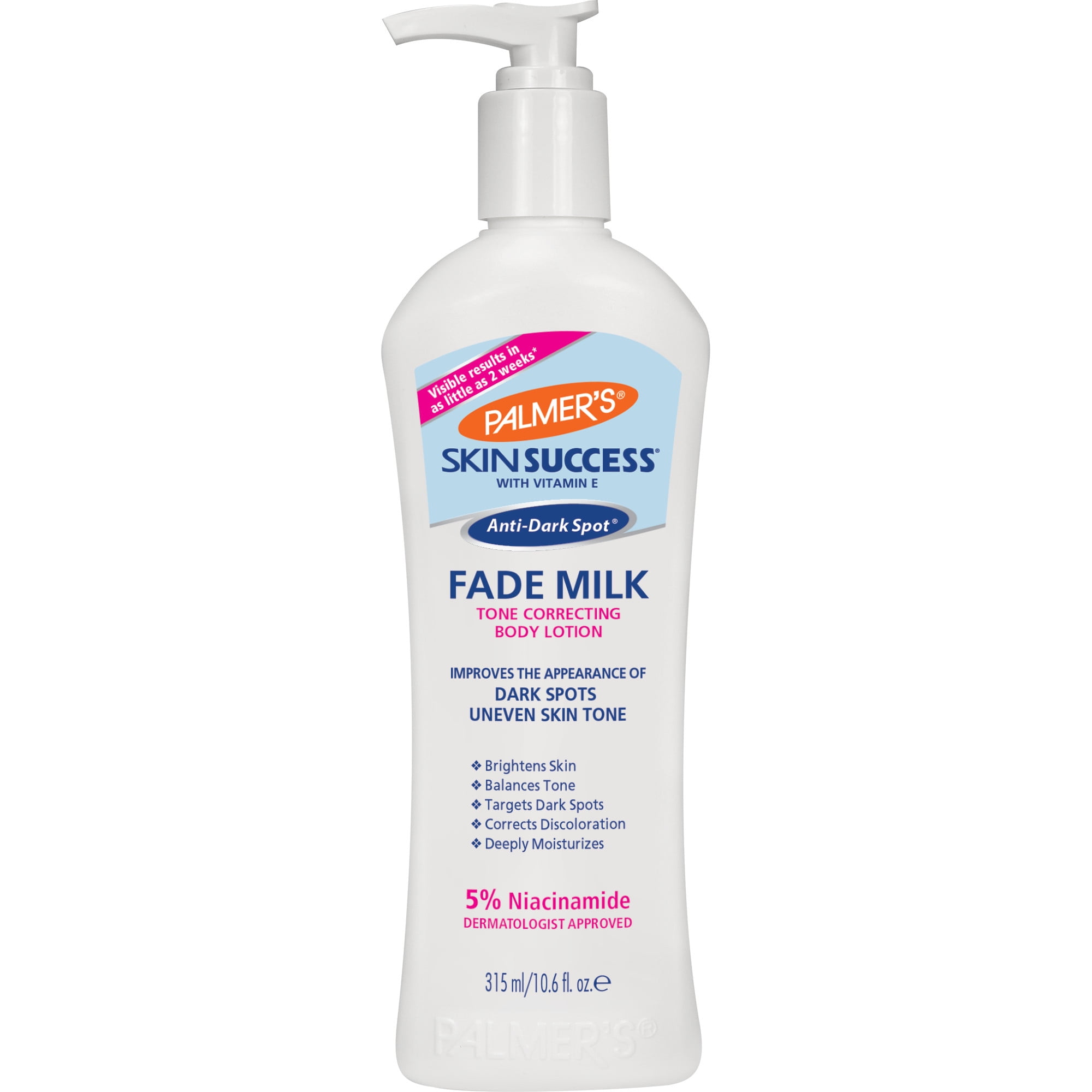 (2 pack) Palmer's Skin Success Anti-Dark Spot Fade Milk Body Lotion for Dry, Uneven Skin Tone 10.6 fl.oz.