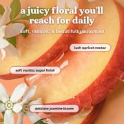 (2 pack) eos Jasmine Peach Body Lotion, 24 Hour Moisturizing Daily Body Moisturizer for Dry Skin with Shea Butter & Vitamin E, 16 fl oz