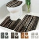 thumbnail image 1 of Set de alfombrillas de baño súper absorbentes - alfombra antideslizante de 3 piezas, alfombra en forma de U y alfombrilla para asiento de inodoro, poliéster de secado rápido, 37,5x45cm, 1 of 6