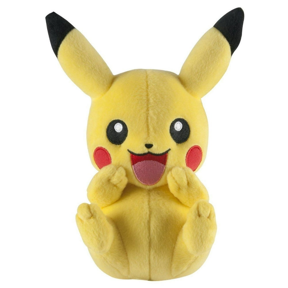 Pokemon Pikachu Small 8 Inch Plush Stuffed Toy Animals Hands Up