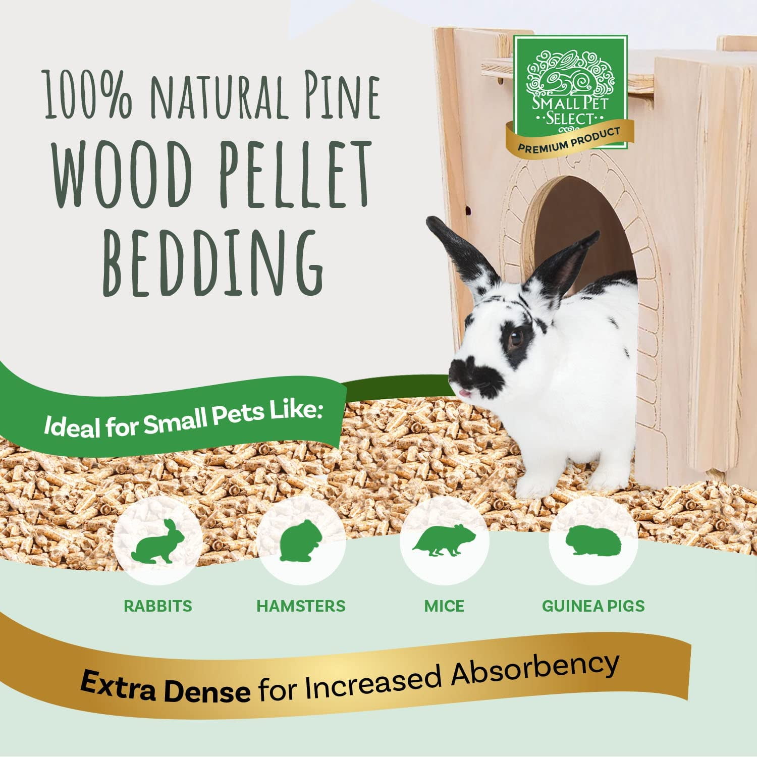 Small Pet Select - All Natural Pellet Bedding, 20lb