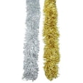thumbnail image 2 of 2 Pack 1Gold, 1 Silver Super Duper Thick Tinsel Garland 50 Ft Total (Two Strands Each 25 ft Long) (2 Pack -1 Gold, 1 Silver, 50 ft. Total), 2 of 4