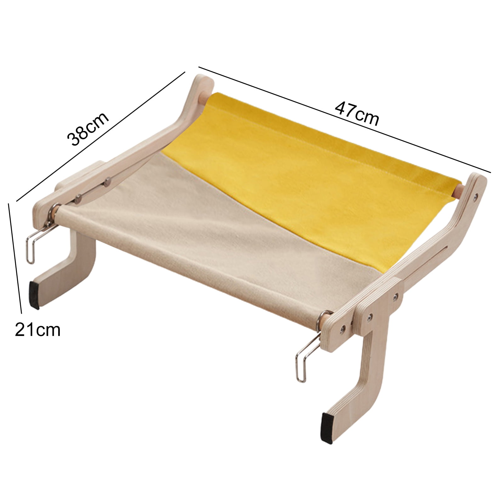Hanging Cat Hammock Removable Seat Soft Strong Load Bearing Convenient Wall Pet Cat Hammock Pet Supplies-Blue
