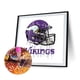 thumbnail image 2 of Diamond Painting Minnesota Vikings 5D DIY Full Round Drill Home Decor (sz3243) Hugtrwg Para estrenar, 2 of 9