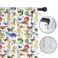 thumbnail image 4 of Blackout Kids Curtains,Colorful Cartoon Dinosaurs SeaCreatures Pattern Childrens Insulated Curtains Set Of 2,Bedroom Essentials,Toddler Room Decor 42"x54", 4 of 5